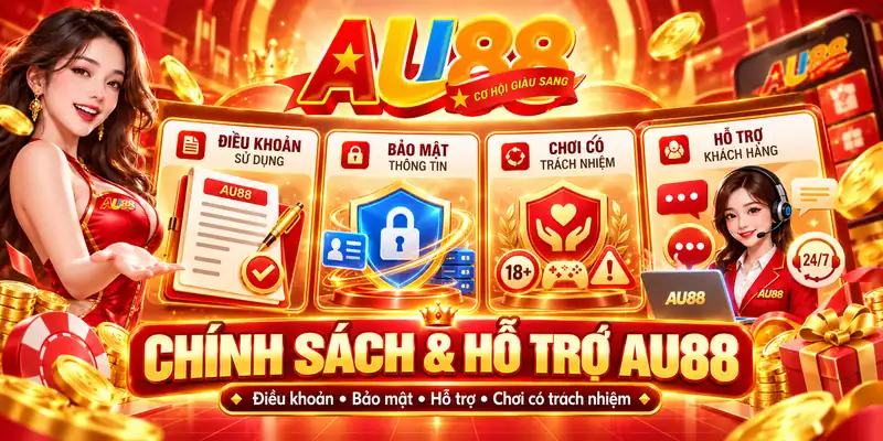 Chính sách bảo mật và hỗ trợ AU88